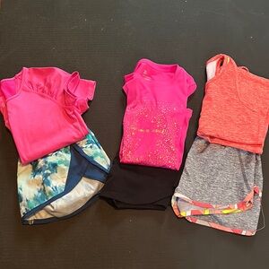 Girls athletic wear set- 5/6 excellent condition